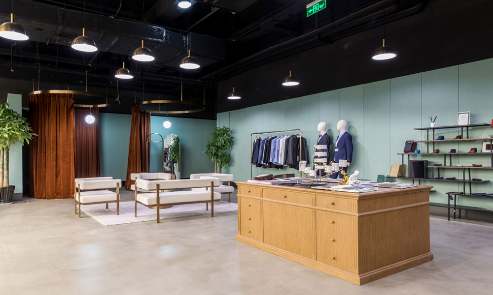 靜安商場店鋪設計服裝店裝修效果